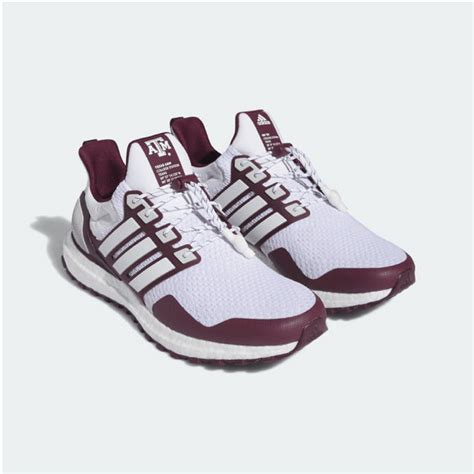 texas a&m adidas white